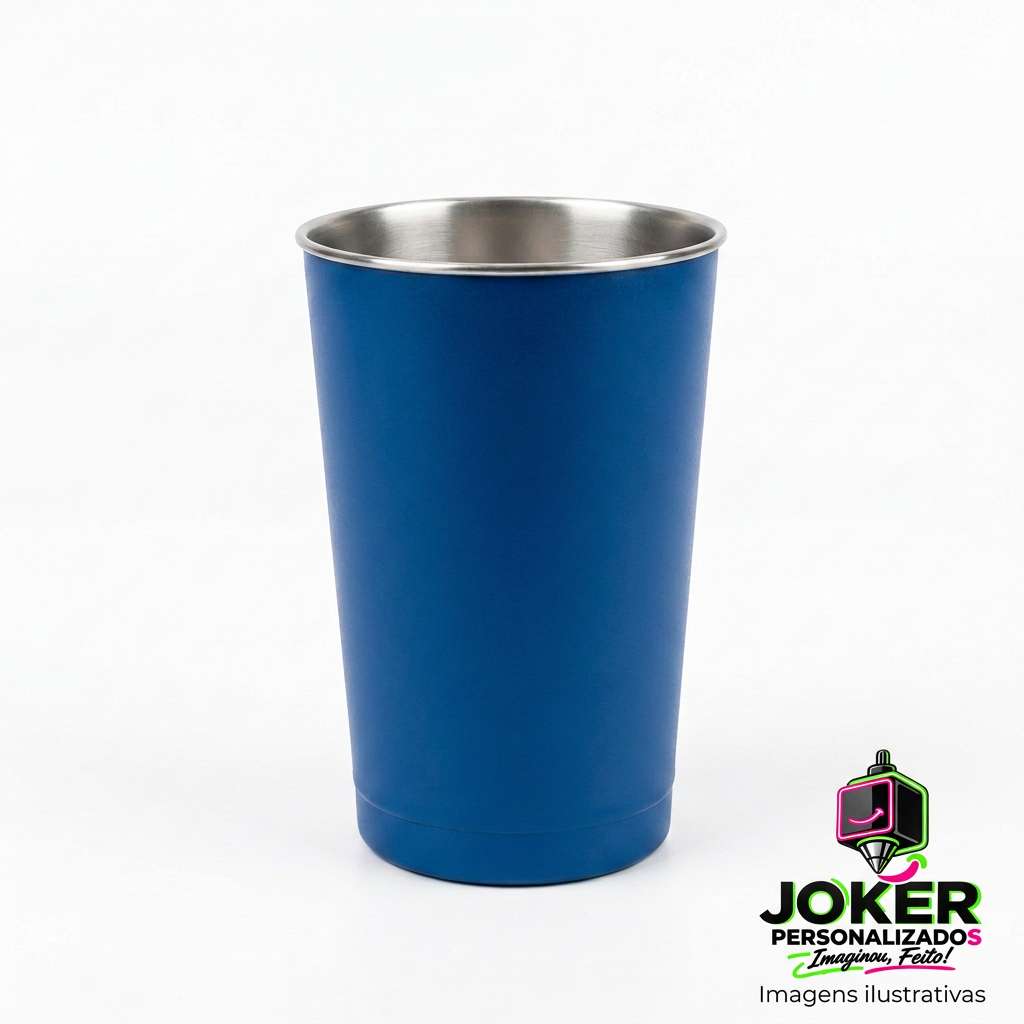 Copo Térmico 450 ml Borda Inox personalizado pela JOKER — foto 1